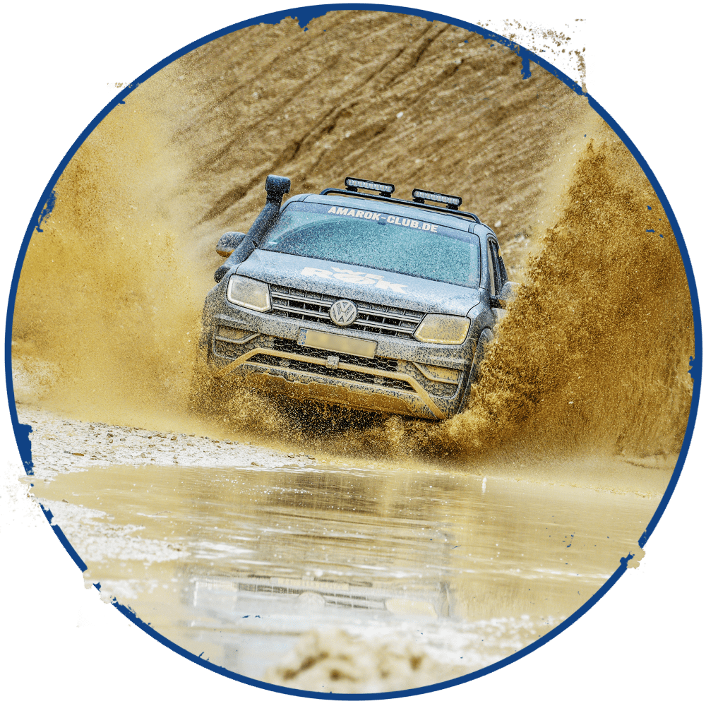 VW Amarok Club Offroad auf dem Ultraterrain